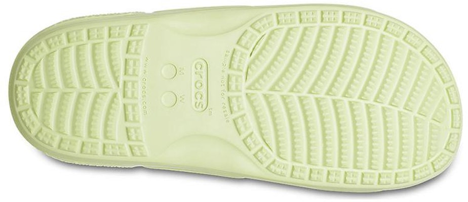 Crocs Classic Clog Cozy Unisex Gray Green Slippers 206761-335 Details for Crocs Classic Clog Cozy Unisex Gray Green Slippers 206761-335