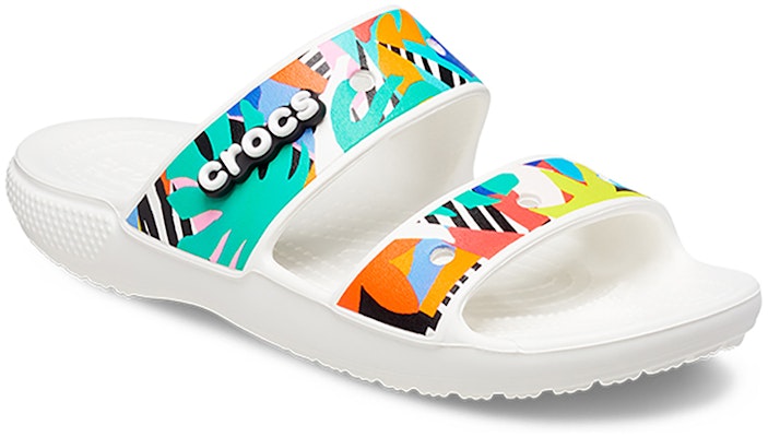 Crocs Classic Clog Cozy Unisex White Multi-Color Slippers 'White' 207856-94S Lookbook Crocs Classic Clog Cozy Unisex White Multi-Color Slippers 'White' 207856-94S