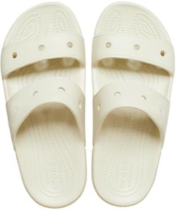 Crocs经典毛绒保暖男女同款白色拖鞋 206761-2Y2 Shop Crocs经典毛绒保暖男女同款白色拖鞋 206761-2Y2