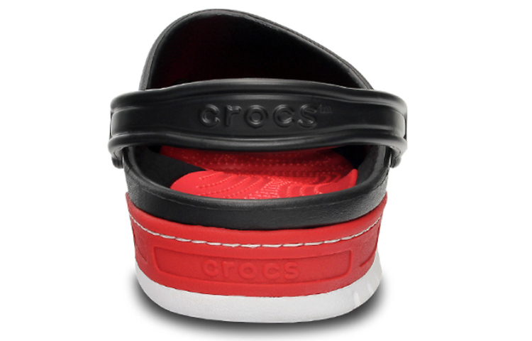 Crocs Classic Clog Crocs Black Red Sandals 'Black Red' 圖 3