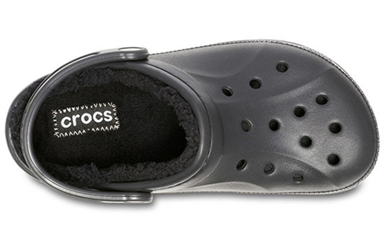 Crocs Classic Clog Crocs Stay Warm Wear-Resistant Sports Unisex Black Sandals 圖 3