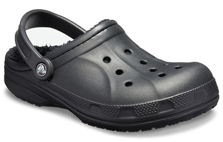 Crocs Classic Clog Crocs Stay Warm Wear-Resistant Sports Unisex Black Sandals 圖 4