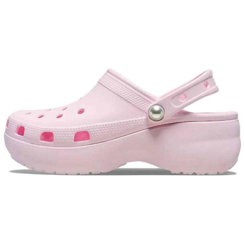 Crocs Classic Clog EVA Pink Fashionable and Comfortable Slip-On Shoes 211231-6ZW