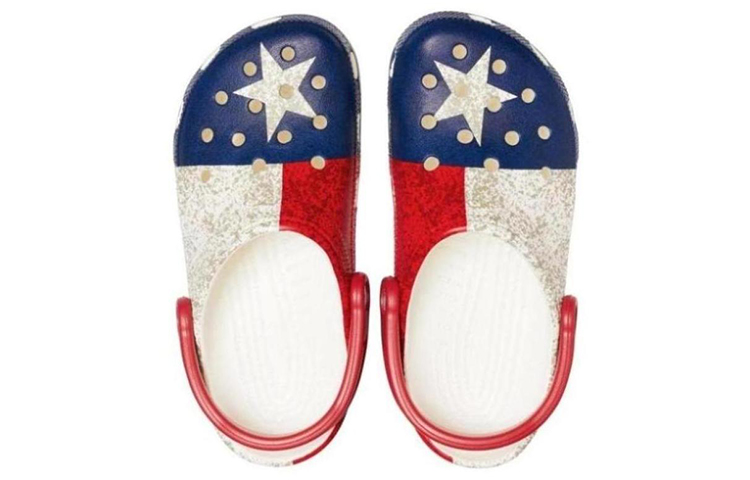 Crocs Classic Clog Lightweight Breathable Unisex Blue Sandals 'Cream Blue' 圖 4