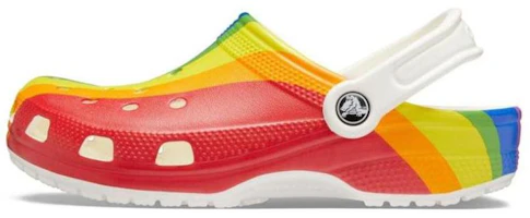 Crocs Classic Clog Lightweight Breathable Unisex Rainbow Sandals 206360-93R Crocs Classic Clog Lightweight Breathable Unisex Rainbow Sandals 206360-93R