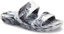 Selipar Sukan Marmar Pantai Uniseks Crocs Classic Clog Putih Hitam 207701-103