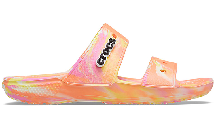 Order Crocs Classic Clog Marmor Strand Unisex Rot Mehrfarbige Hausschuhe ''Rot'' 207701-83F