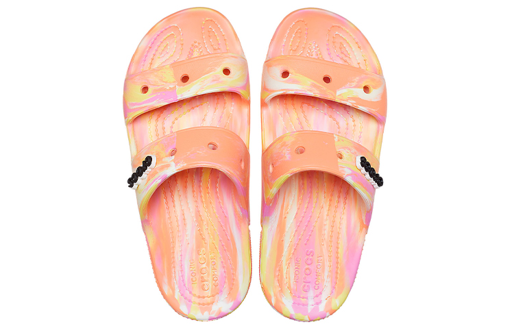 Shop Crocs Classic Clog Marmor Strand Unisex Rot Mehrfarbige Hausschuhe ''Rot'' 207701-83F