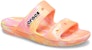 Selipar Crocs Classic Clog Marble Beach Unisex Warna Merah Pelbagai 'Red' 207701-83F