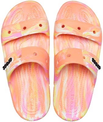 Crocs Classic Clog Marble Beach Unisex Red Multi-Color Slippers 'Red' 207701-83F Shop Crocs Classic Clog Marble Beach Unisex Red Multi-Color Slippers 'Red' 207701-83F