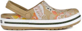 Order Crocs Sabot Classique Motif Plage Marron Jaune Unisexe ''Marronjaune Blanc'' 206397-25W