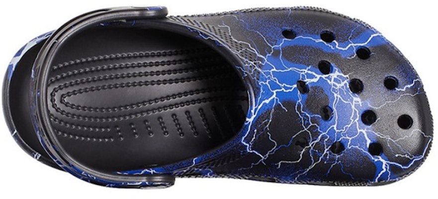 Crocs Classic Clog Pattern Black Sandals 206565-066 Lookbook Crocs Classic Clog Pattern Black Sandals 206565-066