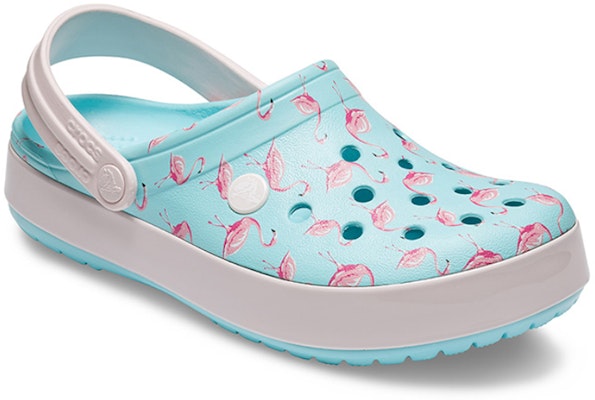 Crocs Classic Clog Pattern Crocs Beach ice blue Sandals 205579-4IU Order Crocs Classic Clog Pattern Crocs Beach ice blue Sandals 205579-4IU