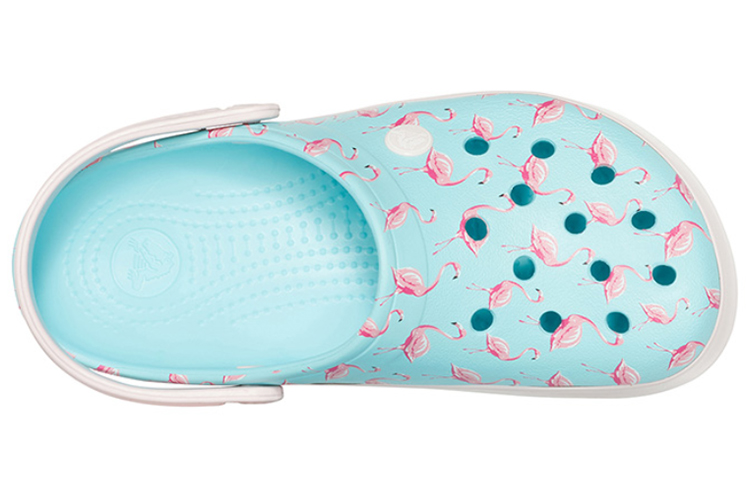 Lookbook Crocs Classic Pattern Clog Beach Ice Blue Sandali 205579-4IU