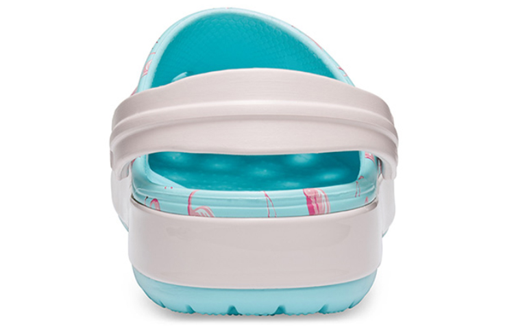 Shop Crocs Classic Pattern Clog Beach Ice Blue Sandali 205579-4IU
