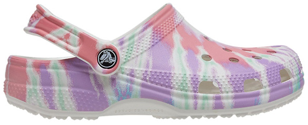 Crocs Classic clog Pattern Crocs Flat Heel Sports Colorful Blue Sandals 205453-6SN Order Crocs Classic clog Pattern Crocs Flat Heel Sports Colorful Blue Sandals 205453-6SN