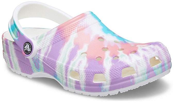 Crocs Classic clog Pattern Crocs Flat Heel Sports Colorful Blue Sandals 205453-6SN Lookbook Crocs Classic clog Pattern Crocs Flat Heel Sports Colorful Blue Sandals 205453-6SN