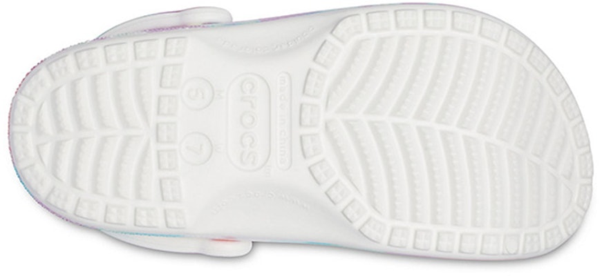 Crocs Classic clog Pattern Crocs Flat Heel Sports Colorful Blue Sandals 205453-6SN Details for Crocs Classic clog Pattern Crocs Flat Heel Sports Colorful Blue Sandals 205453-6SN