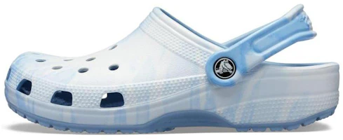 Crocs Classic clog Pattern Crocs Unisex Blue Sandals A205453-44O Crocs Classic clog Pattern Crocs Unisex Blue Sandals A205453-44O