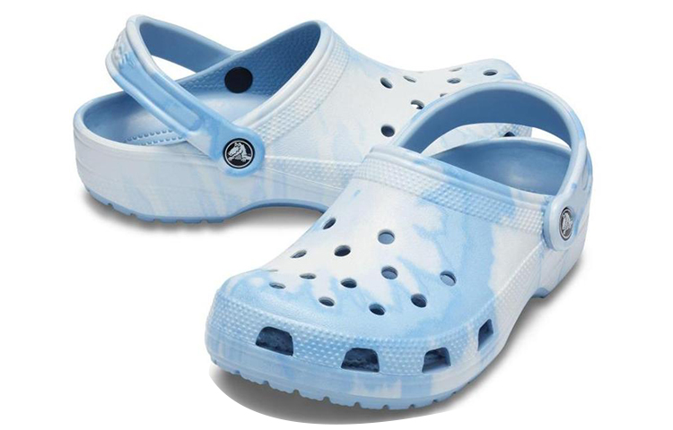 Shop Crocs Classic Clog Corak Unisex Sandal Biru A205453-44O