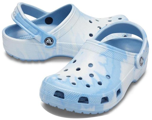 Crocs Classic clog Pattern Crocs Unisex Blue Sandals A205453-44O Shop Crocs Classic clog Pattern Crocs Unisex Blue Sandals A205453-44O