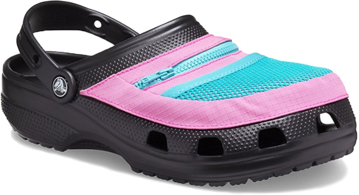 Crocs经典洞洞鞋带袋凉鞋 黑粉色 206612-0I8 Order Crocs经典洞洞鞋带袋凉鞋 黑粉色 206612-0I8