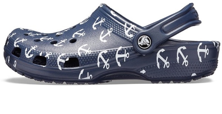 crocs-classic-clog-printing-sandals-deep-blue-206053-462