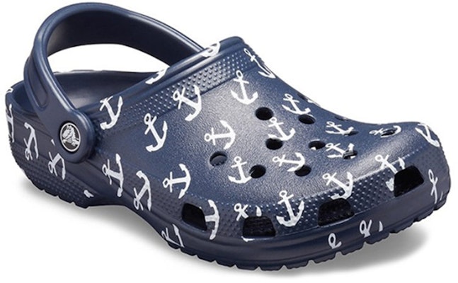 Crocs 經典款航海印花洞洞鞋 深藍 Order Crocs 經典款航海印花洞洞鞋 深藍