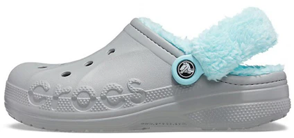 Crocs Classic clog Stay Warm Fleece Lined Shoe Unisex Gray Blue 206633-0IG Crocs Classic clog Stay Warm Fleece Lined Shoe Unisex Gray Blue 206633-0IG