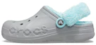 Buy Crocs 卡駱馳 Classic clog 保暖加絨洞洞鞋 男女同款 灰藍