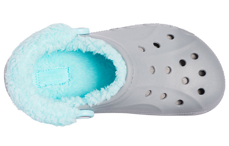 Purchase Crocs 卡駱馳 Classic clog 保暖加絨洞洞鞋 男女同款 灰藍
