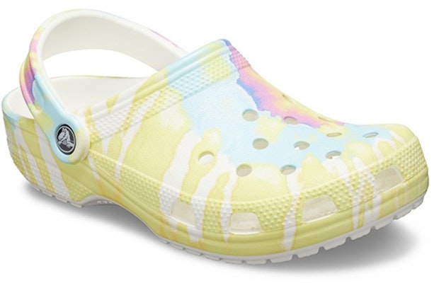 Crocs Classic Clog Tie Dye Beach Sandals Multi-Color Unisex 205453-94S Order Crocs Classic Clog Tie Dye Beach Sandals Multi-Color Unisex 205453-94S