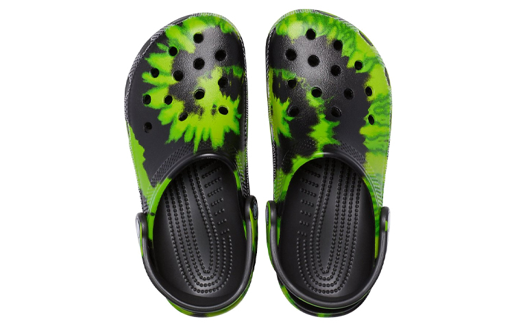 Purchase Crocs Classic Clog Tie Dye Black Lime Punch 205453-0GU