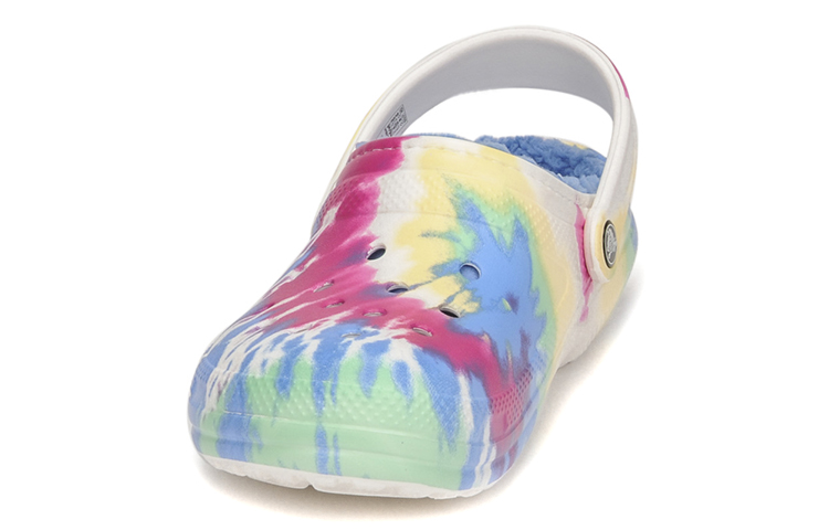 Shop Crocs Classic Clog Tie Dye Crocs Multi-Color Blue 206341-4SO