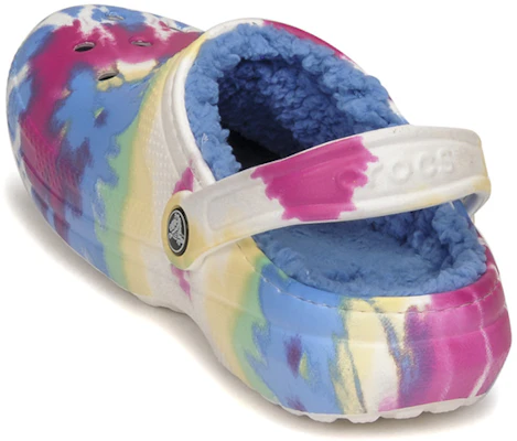 Crocs Classic Clog Tie Dye Crocs Multi-Color Blue 206341-4SO Details for Crocs Classic Clog Tie Dye Crocs Multi-Color Blue 206341-4SO