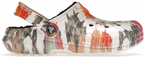 Crocs Classic Clog Tie Dye Shoe Multi-Color Black 206341-0C4 Crocs Classic Clog Tie Dye Shoe Multi-Color Black 206341-0C4