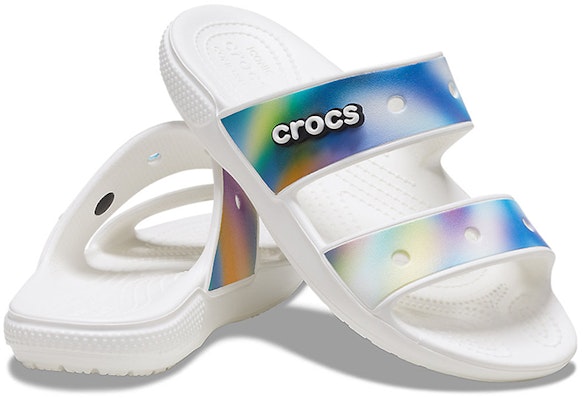 Crocs Klasik Berwarna Uniseks Pelbagai Warna Selipar Putih 207771-94S Details for Crocs Klasik Berwarna Uniseks Pelbagai Warna Selipar Putih 207771-94S