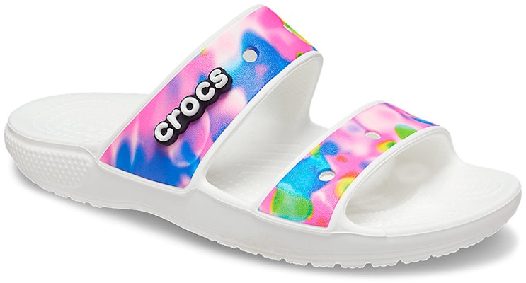 Crocs Classic Colorful Unisex White Pink Slippers 'White Pink' 207771-102 Lookbook Crocs Classic Colorful Unisex White Pink Slippers 'White Pink' 207771-102