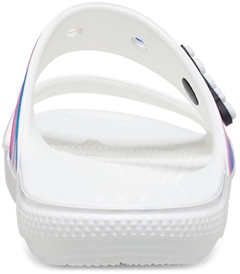 Crocs Classic Colorful Unisex White Pink Slippers 'White Pink' 207771-102 Purchase Crocs Classic Colorful Unisex White Pink Slippers 'White Pink' 207771-102