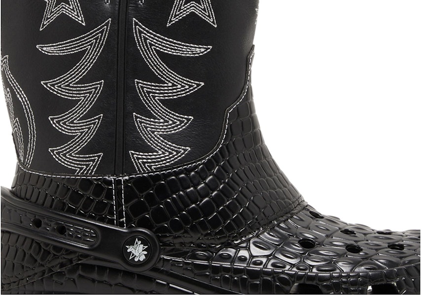 クロックス カウボーイブーツ (ブラック) 208695-001 Lookbook クロックス カウボーイブーツ (ブラック) 208695-001