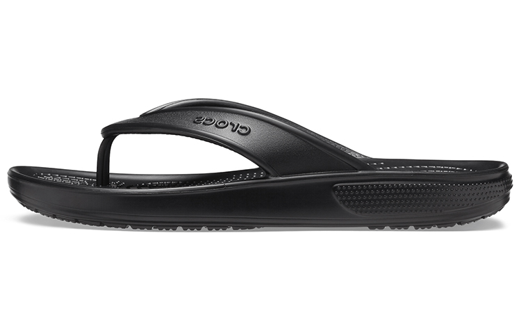 Crocs Classic Cozy Non-Slip Flip-Flops Unisex Black 206119-001