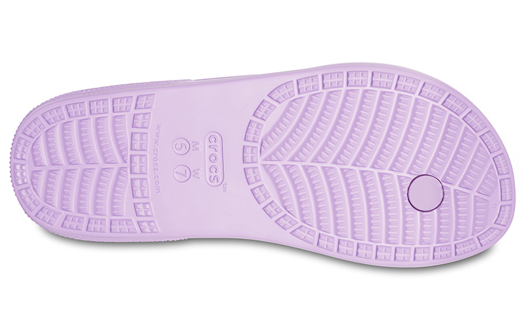 Sizing Crocs 卡骆驰 Classic 舒适防滑 人字运动拖鞋 男女同款 紫色
