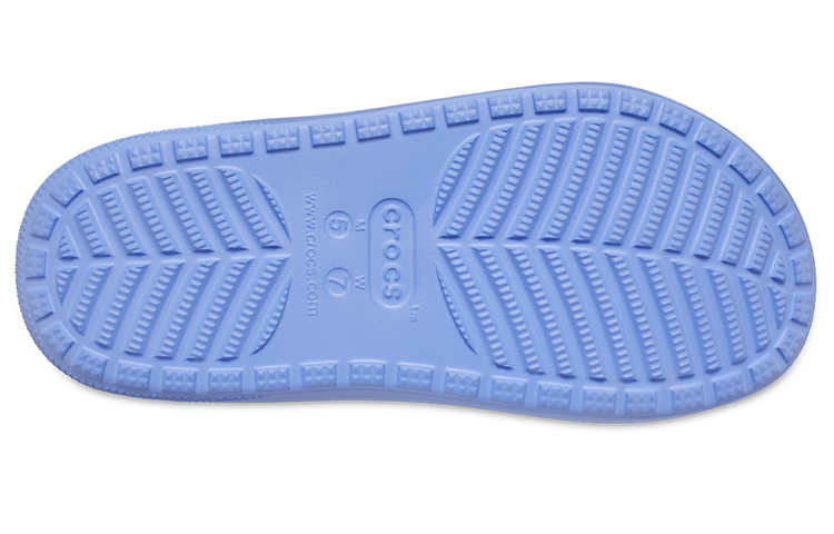 Details for Crocs Classic Cozzzy Sandal 'Moon Jelly' Wanita Lelaki Cendawan kasut. 207446-5Q6
