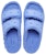 Crocs Classic Cozzzy Sandal 'Moon Jelly' Wanita Lelaki Cendawan kasut. 207446-5Q6