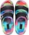 Crocs Classic Cozzzy Spray Dye Sandals 'Hitam Multi' 208046-0C4