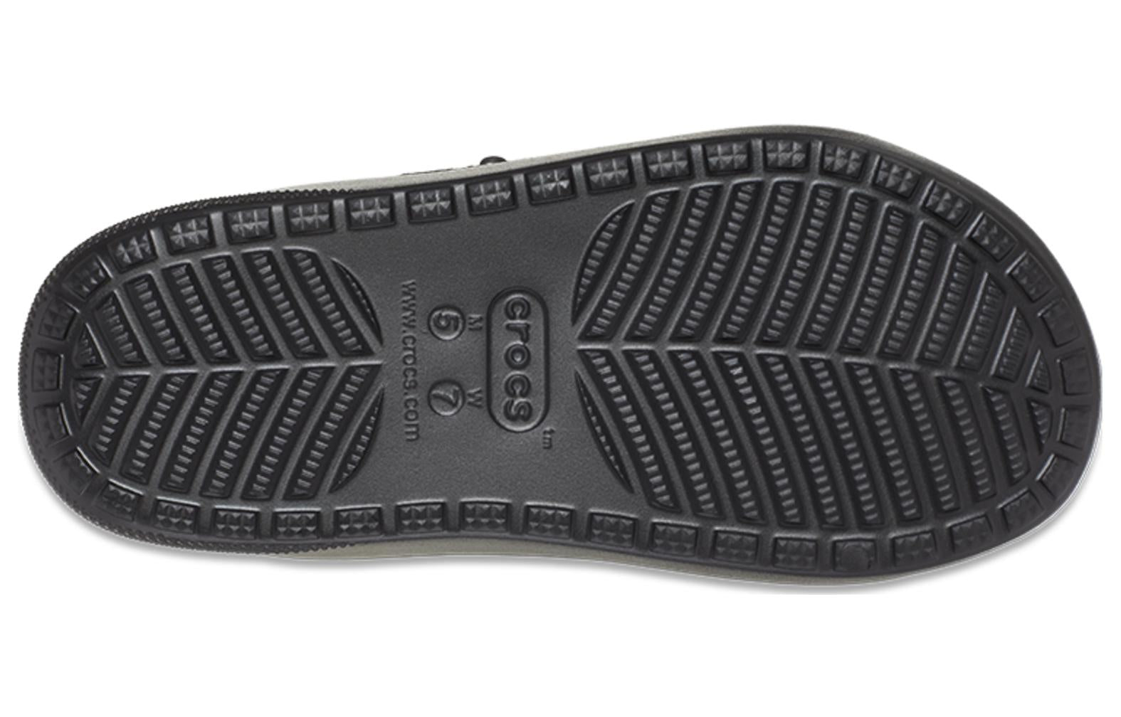 Details for Crocs Classic Cozzzy Spray Dye Sandals 'Black Multi' 208046-0C4