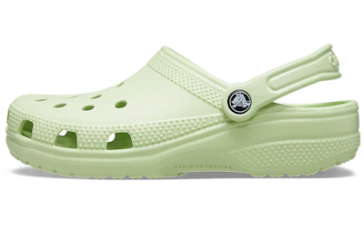 Crocs Classic Crocs Beach Unisex Gray Green Sandals