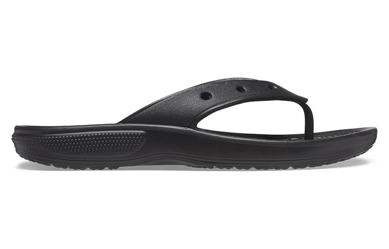 Order Crocs Classic Flip Flops Unisex Zwart Casual Teenslippers 207713-001
