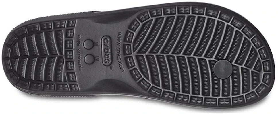 Crocs Classic Flip Flops Unisex Zwart Casual Teenslippers 207713-001 Details for Crocs Classic Flip Flops Unisex Zwart Casual Teenslippers 207713-001