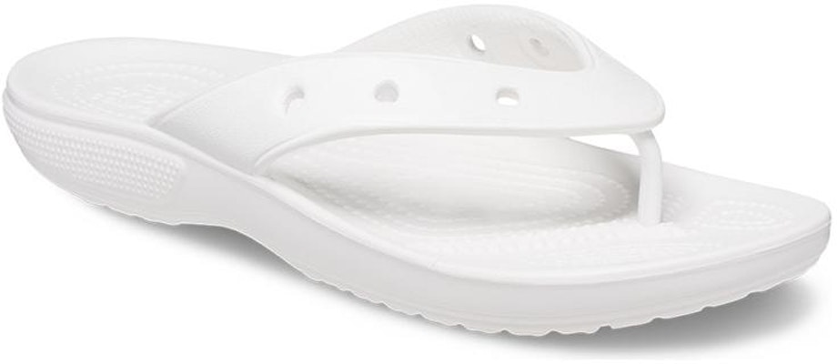 Crocs经典人字拖 休闲拖鞋 男女通用 白色 207713-100 Lookbook Crocs经典人字拖 休闲拖鞋 男女通用 白色 207713-100